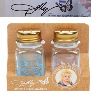 Dolly Parton Butterfly Print Spice Shakers